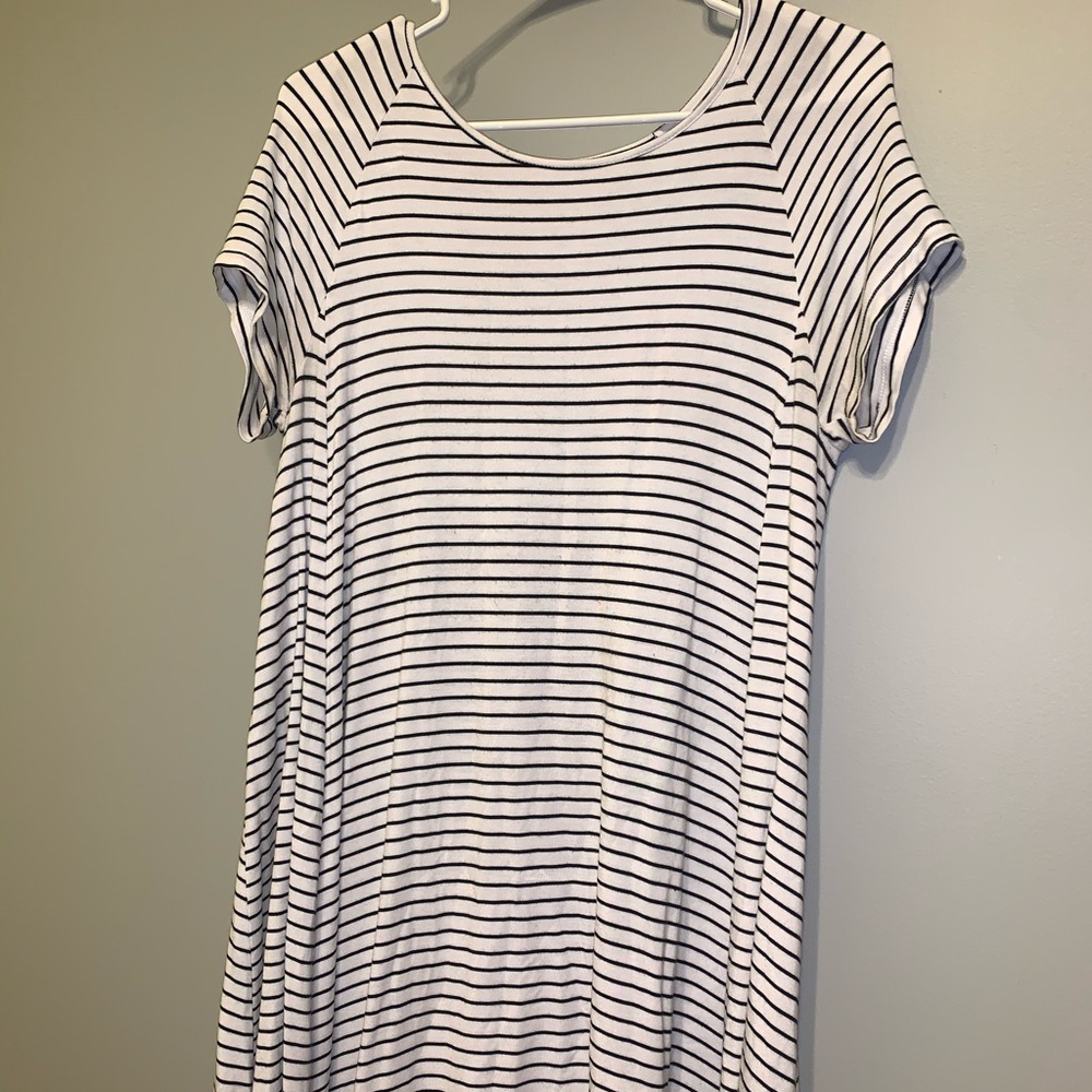 Striped simple dress